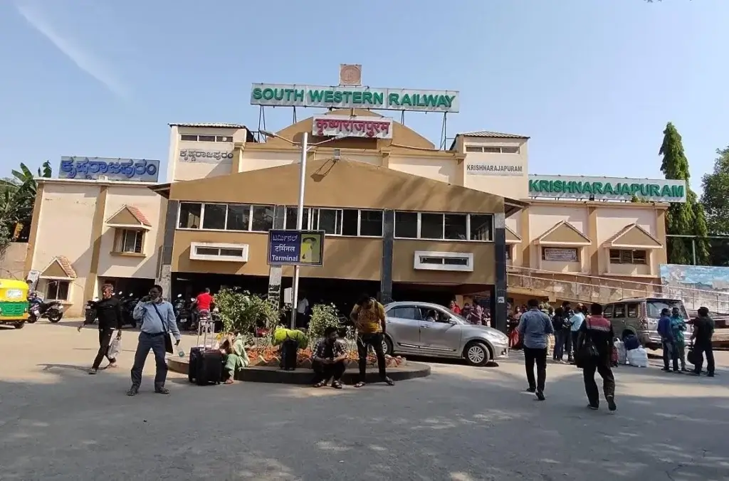 K.R. Puram Railway Station near 560016 PIN Code.
