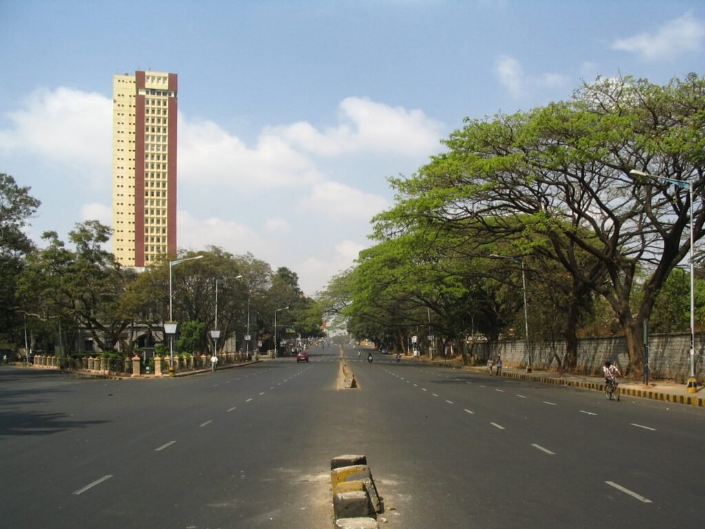 MG Road Public Utility Building Bangalore under 560001 pin code with shops and metro access