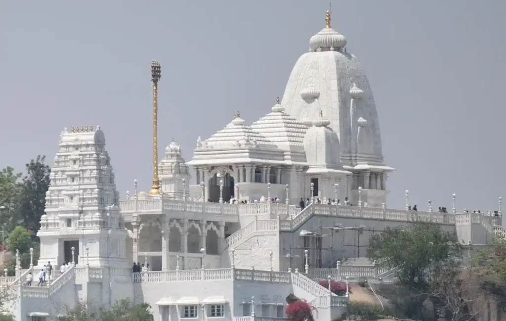 Birla Mandir temple near Abids in Hyderabad, Telangana.