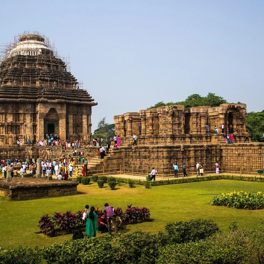 Konark Sun Temple Odisha UNESCO World Heritage Site 13th century chariot-shaped stone carvings.